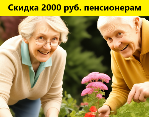 Скидка пенсионерам 2000 руб! До 28 февраля 2024 г.